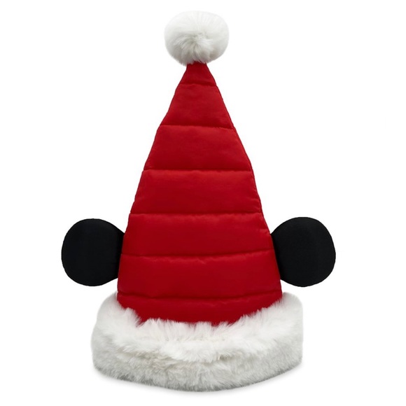 NWT Disney Parks Quilted Mickey Mouse Santa Hat - Picture 1 of 4